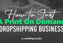 how to start a print on demand dropshipping business