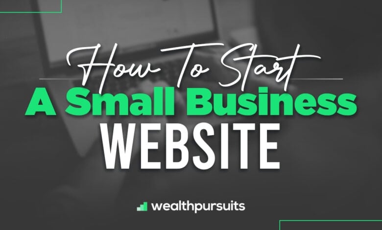 how to start a small business website