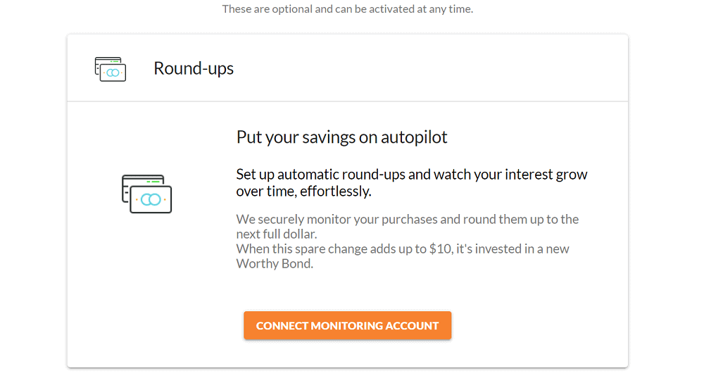 Worthy Bonds Link Accounts