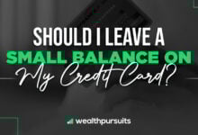 should i leave a small balance on my credit card